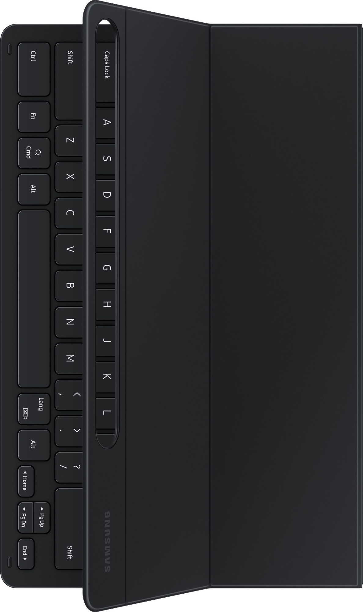 Чехол-клавиатура с тачпадом Samsung Book Cover Keyboard для Galaxy Tab S9 Plus .S10 plus Черный