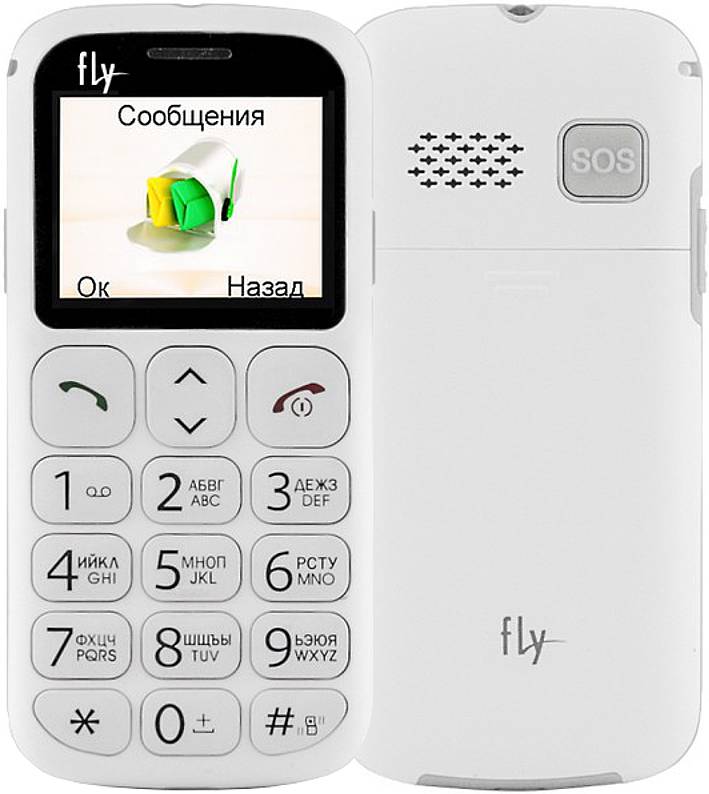 Мобильный телефон Fly Ezzy 7 Dual Sim White
