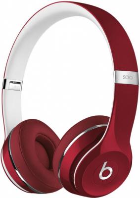 Накладные наушники Beats Solo 2 Luxe Edition Red (Красный)