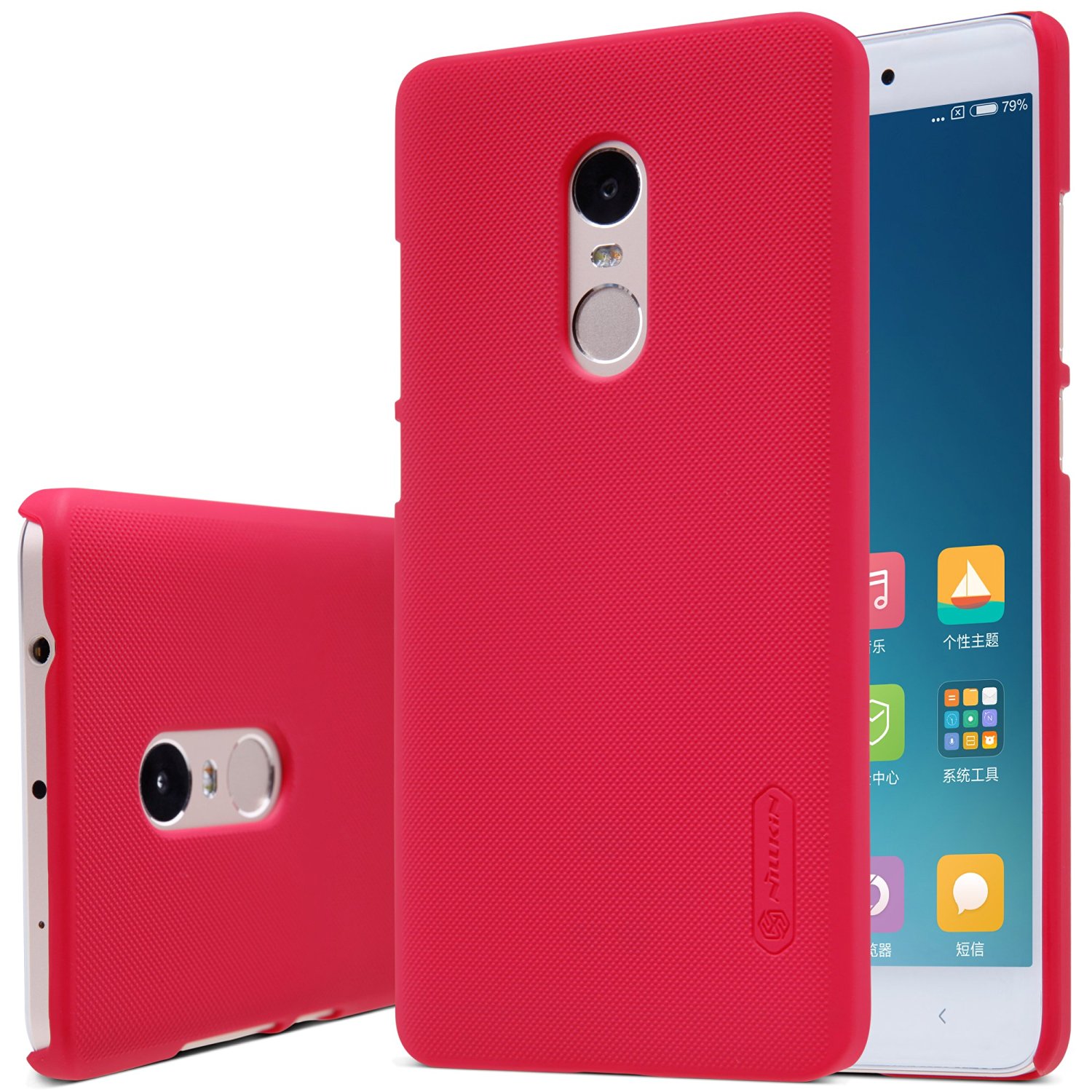 Накладка Nillkin Frosted Shield для Xiaomi Redmi Note 4 Red