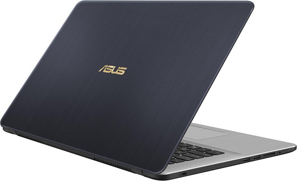 Ноутбук Asus N705UD-GC173 ( Intel Core i7 8550U/16Gb/1000Gb HDD/128Gb SSD/nVidia GeForce GTX 1050/17,3"/1920x1080/Нет/Endless) Темно-серый
