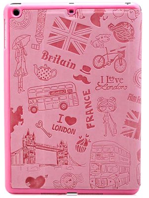 Чехол-книжка Kaku City для iPad Air 2 Coral