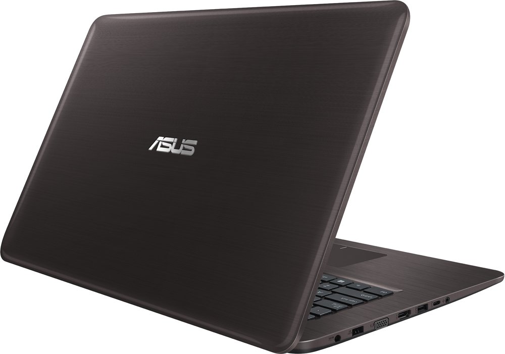 Ноутбук Asus X756UQ-T4148D ( Intel Core i5 7200U/8Gb/1000Gb HDD/nVidia GeForce 940MX/17,3"/1920x1080/DVD-RW/Без OS) Темно-коричневый