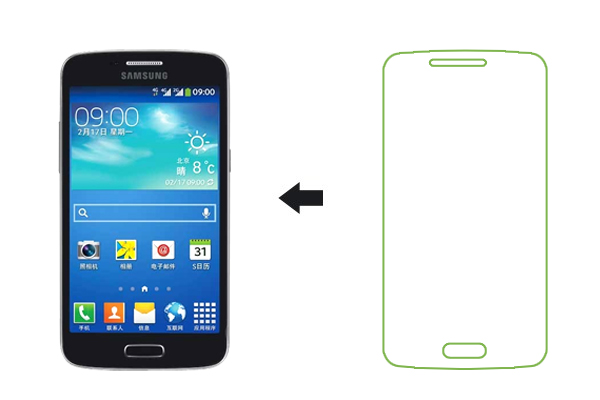 Защитная пленка Ainy для Samsung Galaxy Core Lte, Глянцевая