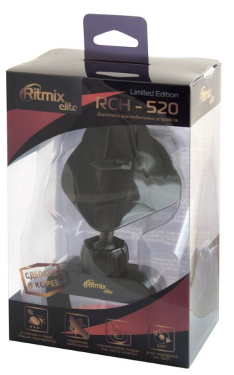 Автомобильный держатель Ritmix RCH-520 Limited Edition Black