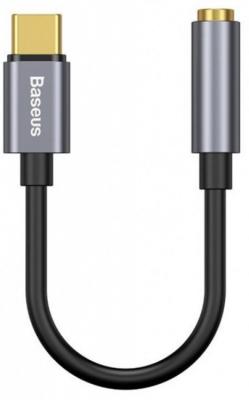 Аудио-адаптер Baseus USB Type-C - AUX 3.5мм Baseus L54 (CATL54-OG) Grey (Серый)