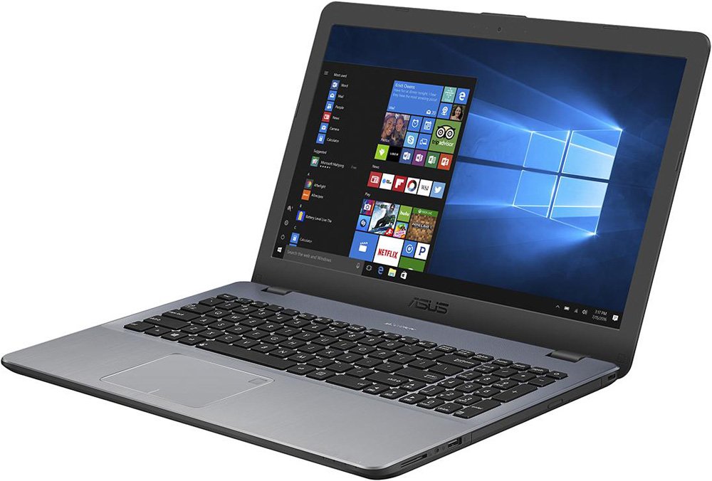 Ноутбук Asus VivoBook X542UN-DM005T ( Intel Core i7 8550U/8Gb/1000Gb HDD/nVidia GeForce MX150/15,6"/1920x1080/DVD-RW/Windows 10) Темно-серый