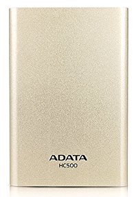 Внешний HDD ADATA Choice HC500  Золотой (AHC500-1TU3-CGD)