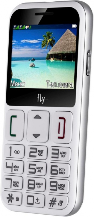 Мобильный телефон Fly Ezzy 9 Dual Sim White