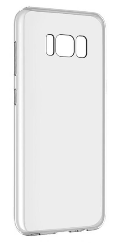 Силиконовая накладка Silicon для Samsung Galaxy S8 Plus Прозрачный