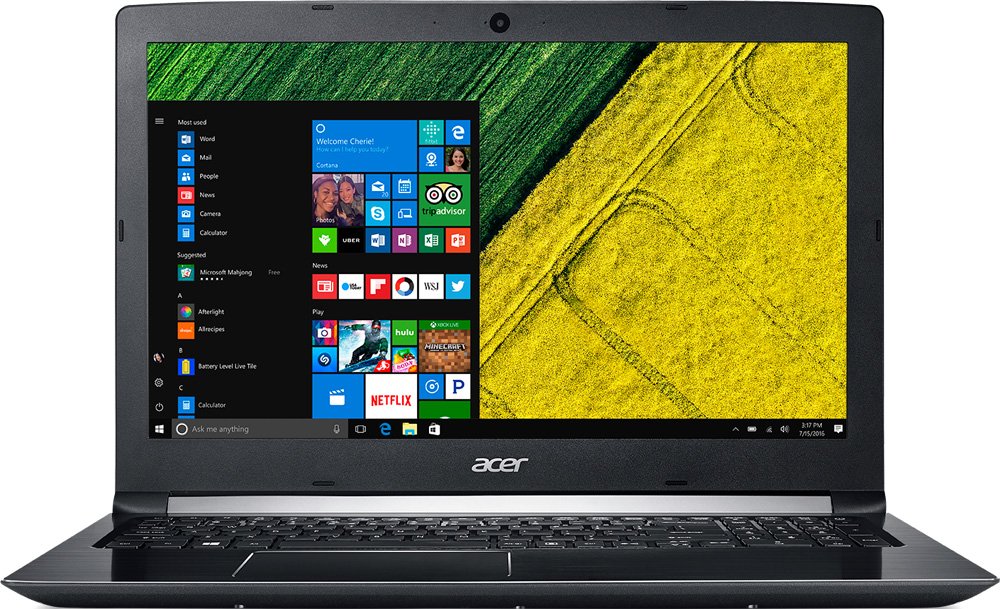 Ноутбук Acer Aspire A517-51G-58BL ( Intel Core i5 7200U/8Gb/1000Gb HDD/128Gb SSD/nVidia GeForce 940MX/17,3"/1920x1080/Нет/Windows 10) Черный