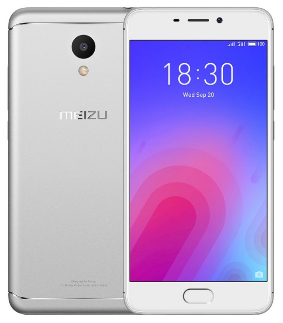 Смартфон Meizu M6 32GB Серебристый