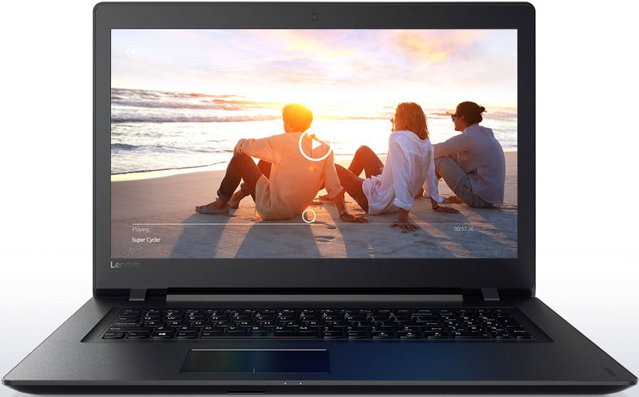 Ноутбук Lenovo IdeaPad 110-17IKB ( Intel Pentium 4415U/4Gb/500Gb HDD/Intel HD Graphics 610/17,3"/1600x900/Нет/Без OS) Черный