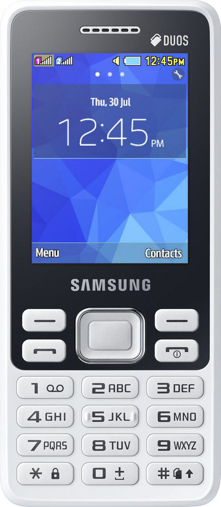 Мобильный телефон Samsung Metro B350E Dual Sim Белый