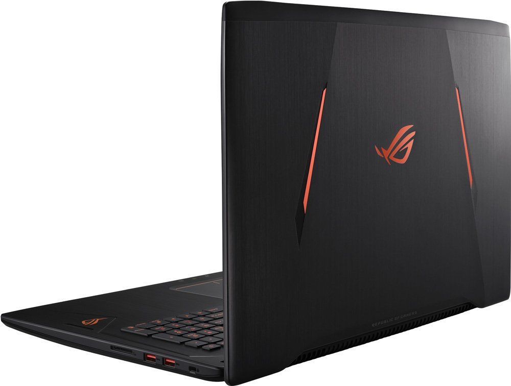 Игровой ноутбук Asus ROG Strix GL702VM-GC004T ( Intel Core i7 6700HQ/8Gb/1000Gb HDD/128Gb SSD/nVidia GeForce GTX 1060/17,3"/1920x1080/Нет/Windows 10 Home) Черный