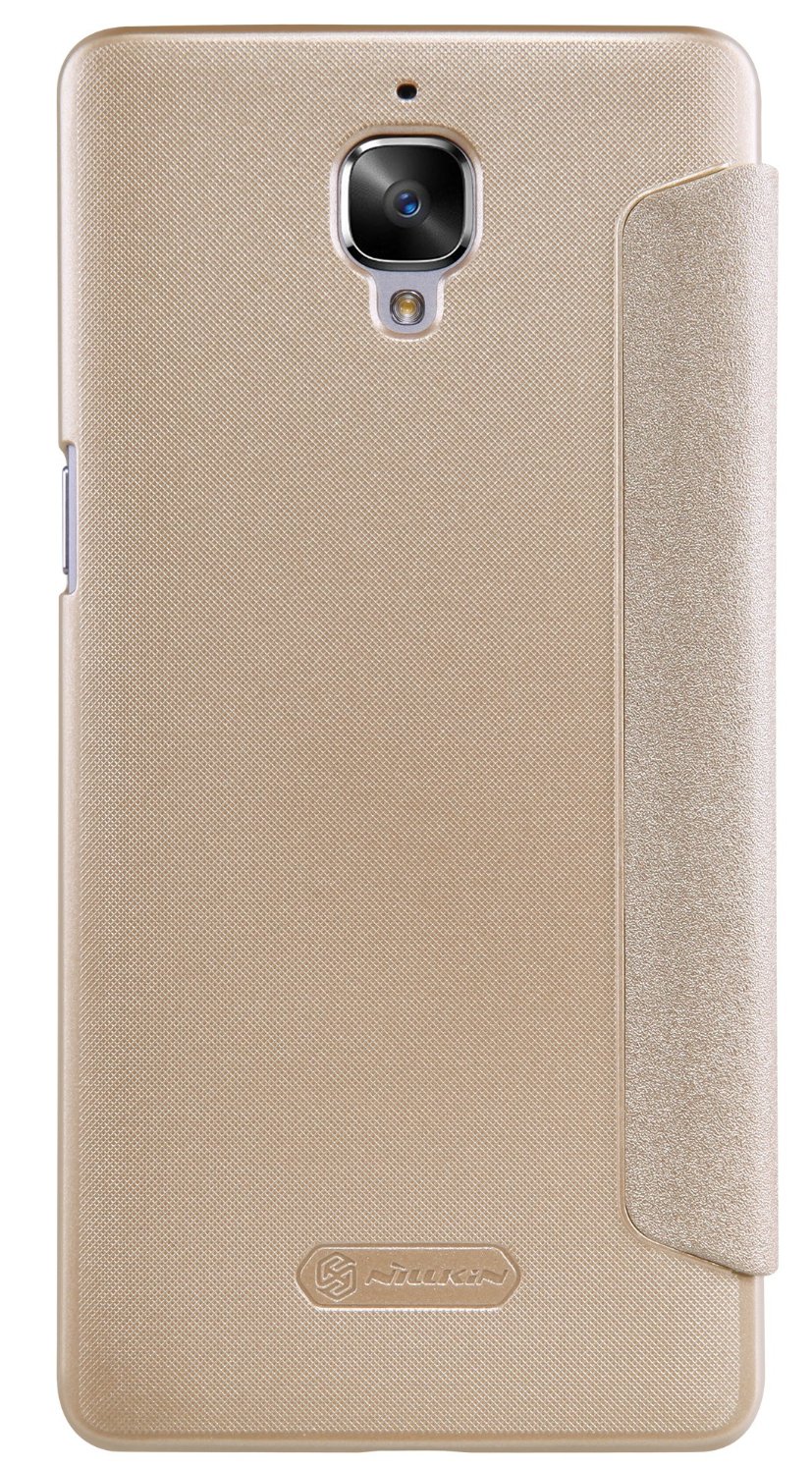 Чехол-книжка Nillkin Sparkle для OnePlus Three Gold