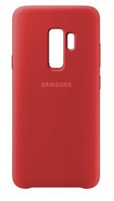 Силиконовая накладка Silicon Silky And Soft-Touch Finish для Samsung Galaxy S9 Красный