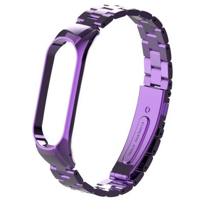 Ремешок Metal Strap для Xiaomi Mi Band 4 Violet (Фиолетовый)