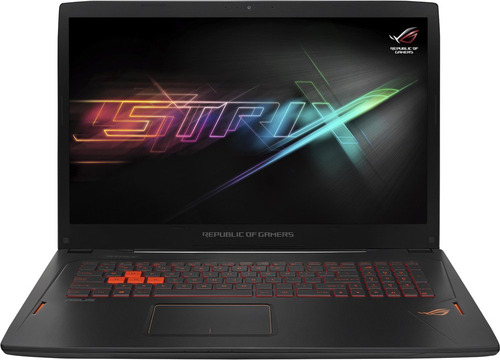Игровой ноутбук Asus ROG Strix GL702VM-GC004T ( Intel Core i7 6700HQ/8Gb/1000Gb HDD/128Gb SSD/nVidia GeForce GTX 1060/17,3"/1920x1080/Нет/Windows 10 Home) Черный