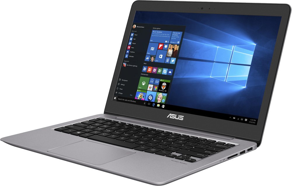Ноутбук Asus UX330UA-FC313T ( Intel Core i7 8550U/8Gb/256Gb SSD/Intel HD Graphics 620/13"/1920x1080/Нет/Windows 10) Серый