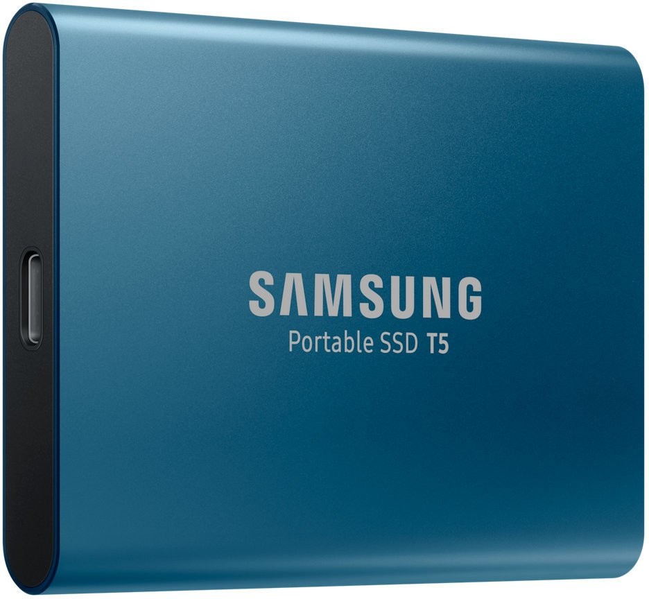 Внешний SSD накопитель Samsung Portable T5, 250Gb, 1.8", USB, SSD (MU-PA250B)