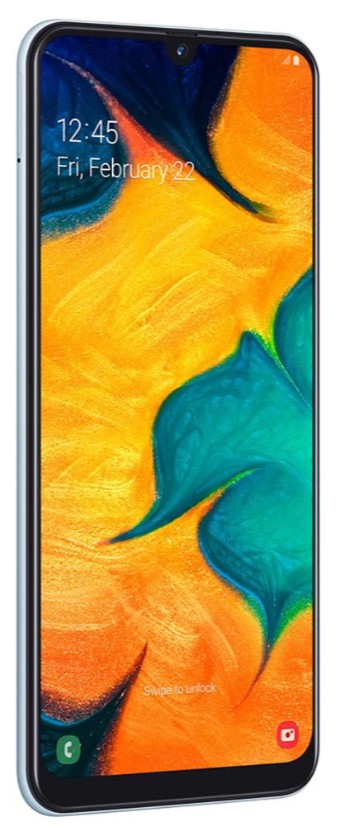 Смартфон Samsung Galaxy A30 32GB White (Белый)