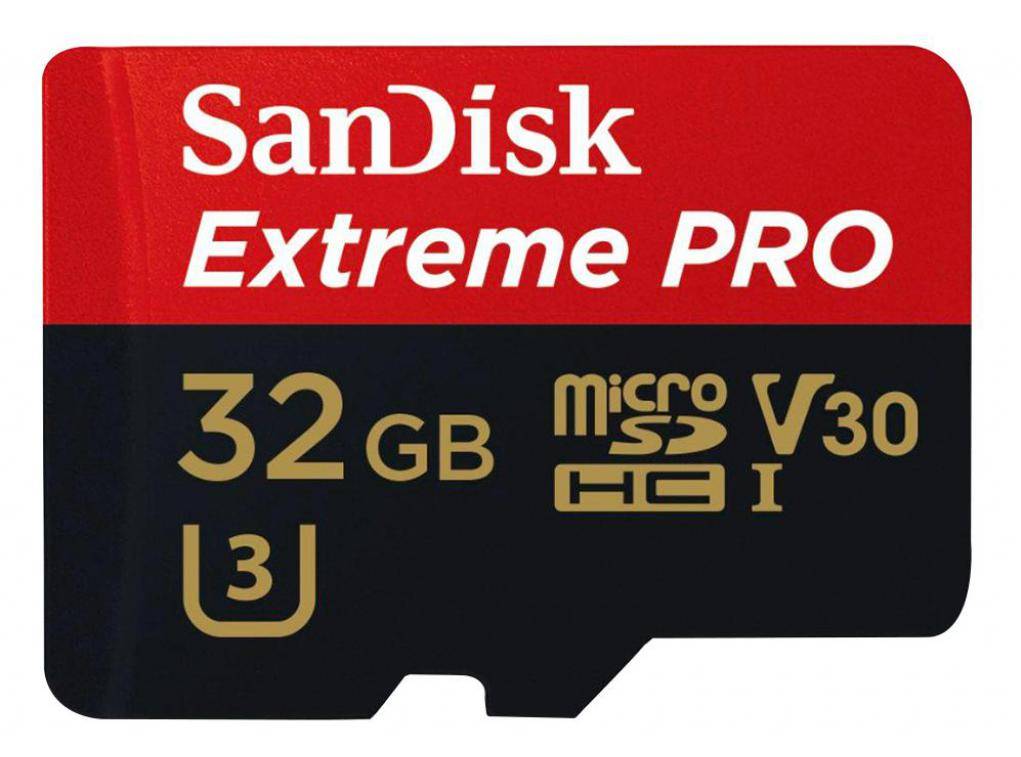  SanDisk Micro SDHC 32GB Class 10 Переходник в комплекте (SDSQXCG-032G-GN6MA)