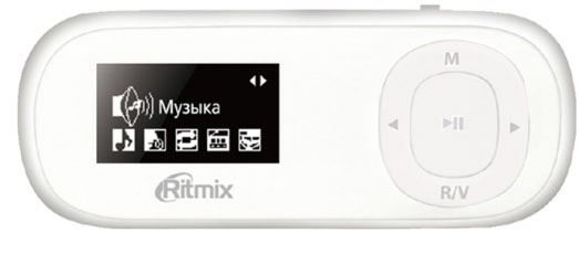 Цифровой плеер Ritmix RF-3410 4Gb Белый