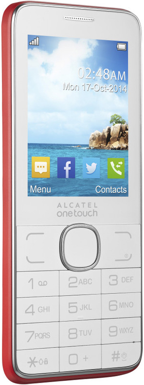 Мобильный телефон Alcatel OT2007D Dual Sim White Red