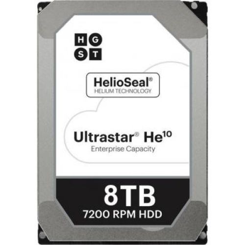 Жесткий диск HGST Ultrastar DC HC510, 8Tb, 3.5", SATA III, HDD (HUH721008ALE604)