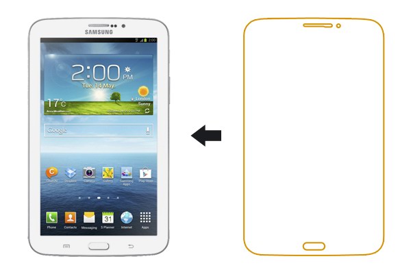 Защитная пленка Ainy для Samsung Galaxy Tab 3 7.0