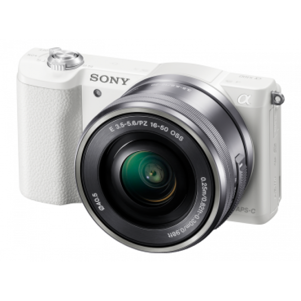 Цифровой фотоаппарат Sony Alpha ILCE-5000L Kit Белый