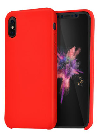 Силиконовая накладка Hoco Pure Series Protective для Apple iPhone X Красный