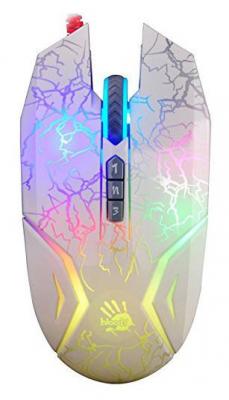 Компьютерная мышь A4Tech Bloody N50 Neon оптическая проводная USB, белый