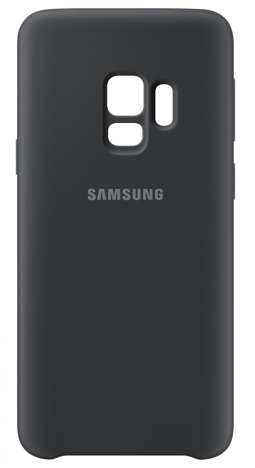 Силиконовая накладка Silicon Silky And Soft-Touch Finish для Samsung Galaxy S9 Черный