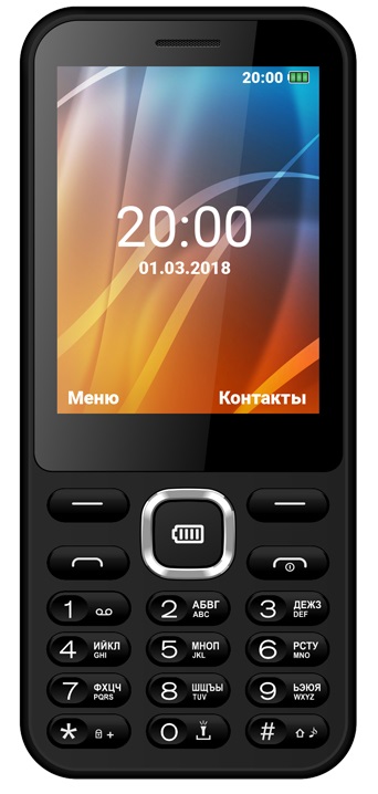 Мобильный телефон Vertex D525 Черный