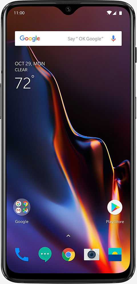 Смартфон OnePlus 6T 6/128GB Midnight Black (Полуночный черный)