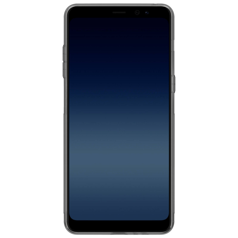 Силиконовая накладка Nillkin Nature для Samsung Galaxy A8 (2018) Серый