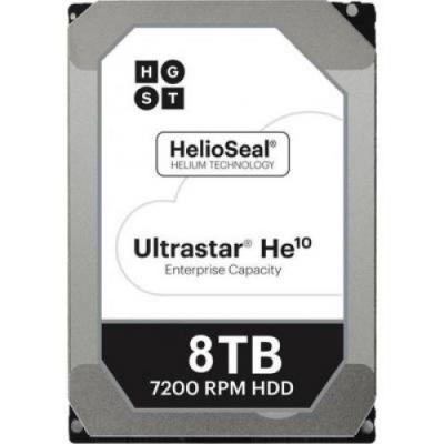 Жесткий диск HGST Ultrastar DC HC510, 8Tb, 3.5", SATA III, HDD (HUH721008ALE604)
