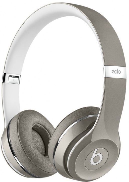 Накладные наушники Beats Solo 2 Luxe Edition Silver (Серебристый)