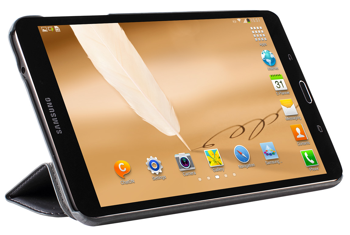 Чехол-книжка G-Case Slim Premium для Samsung Galaxy Tab 4 8.0 Silver