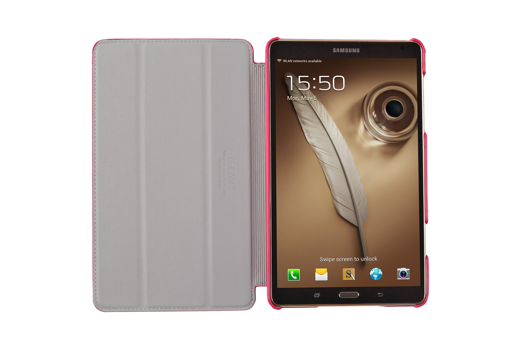Чехол-книжка G-Case Slim Premium для Samsung Galaxy Tab S 8.4 Pink