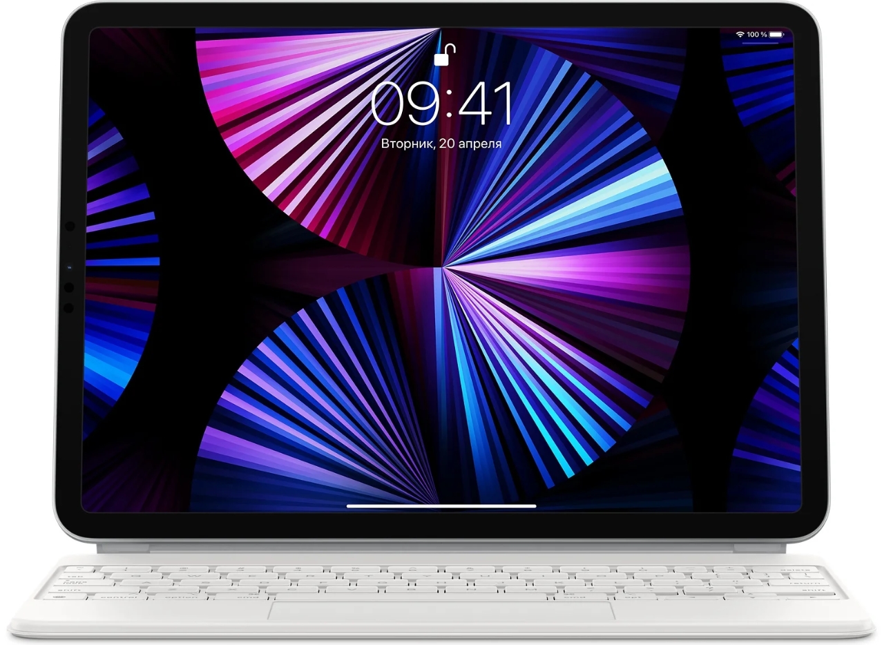 Чехол-клавиатура Apple Magic Keyboard для iPad Pro 11 белый, QWERTY