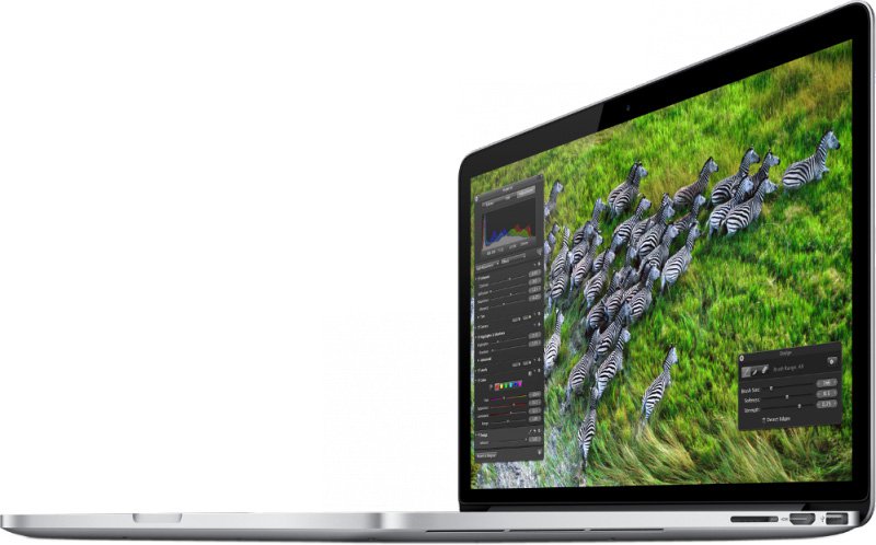 Ноутбук Apple MacBook Pro 15 ( Intel Core i7 4980HQ/16Gb/1000Gb SSD/Intel Iris Pro Graphics/15,4"/2880х1800/Нет/Mac OS X) Серебристый