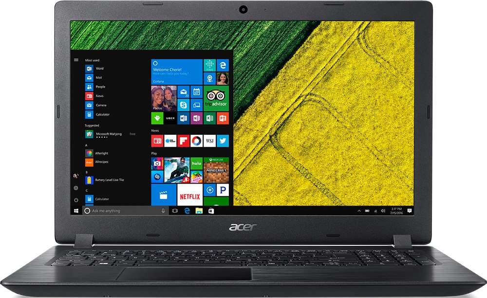 Ноутбук Acer Aspire A315-21-63YB ( AMD A6 9220/4Gb/128Gb SSD/AMD Radeon R4/15,6"/1920x1080/Нет/Linux) Черный