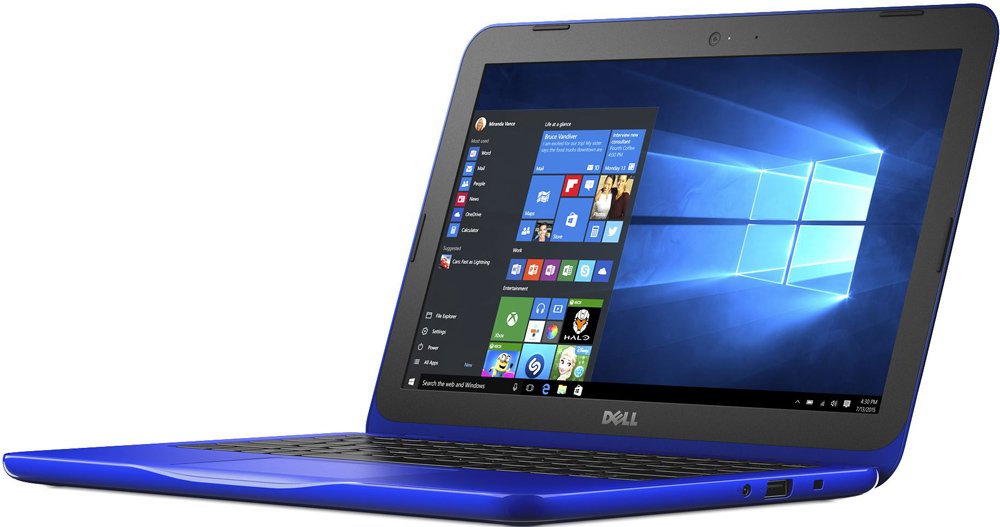 Ноутбук Dell Inspiron 3180 ( AMD A9 9420e/4Gb/128Gb SSD/AMD Radeon R5/11,6"/1366x768/Нет/Windows 10) Синий