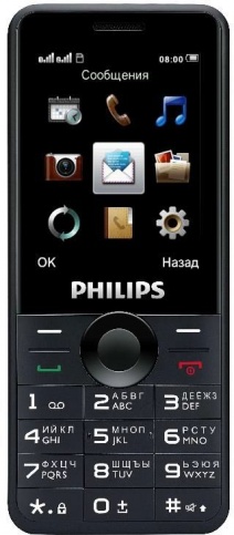 Мобильный телефон Philips E168 Dual Sim Черный
