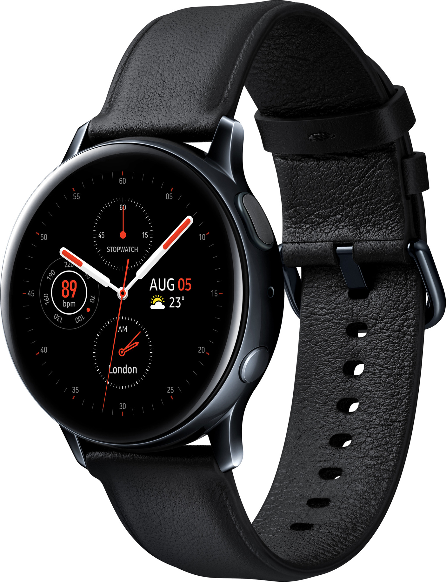 Умные часы Samsung Galaxy Watch Active2 Сталь, 44mm Black (Черный)