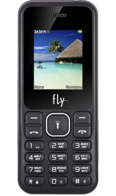 Мобильный телефон Fly FF190 Dual Sim Черный
