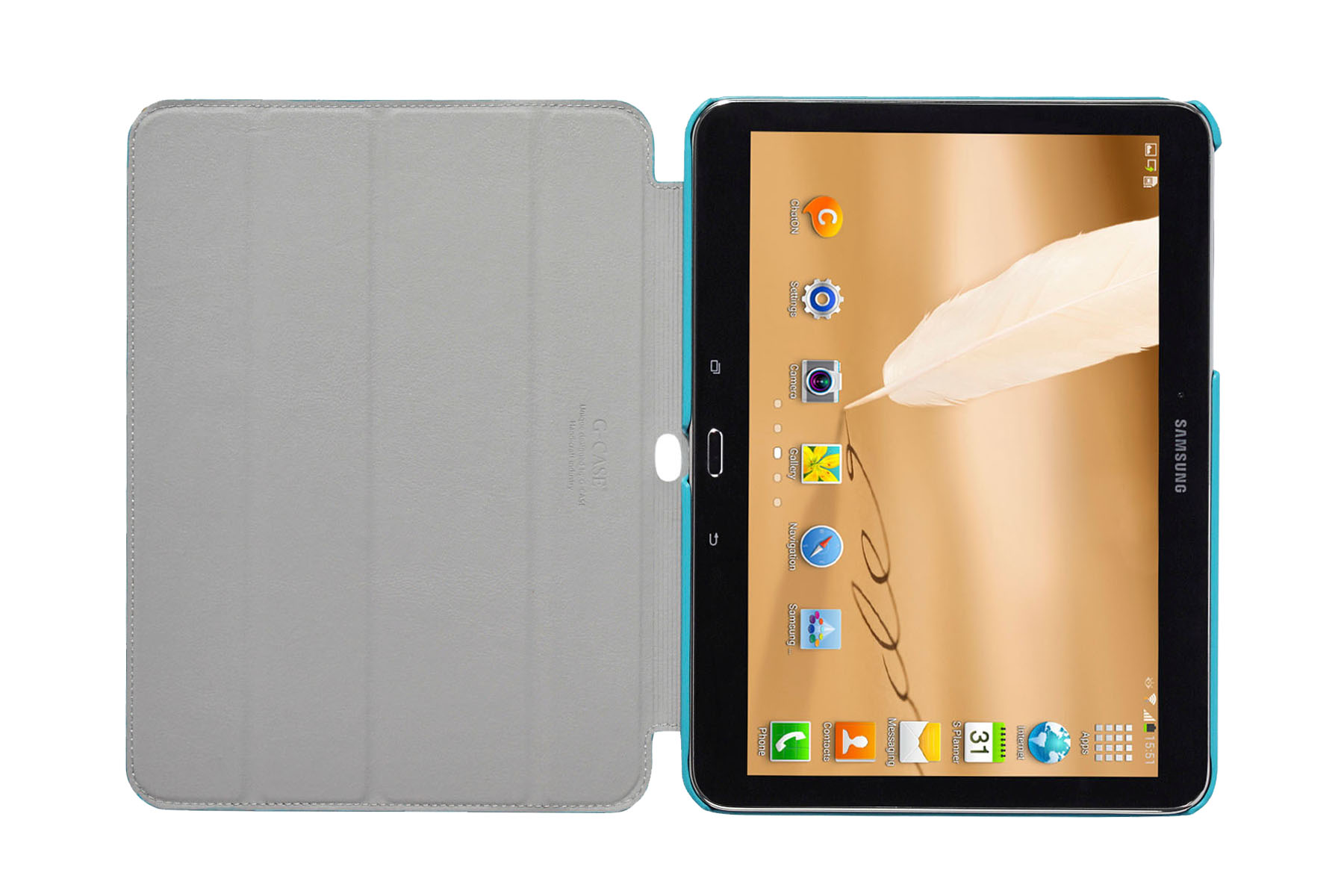 Чехол-книжка G-Case Slim Premium для Samsung Galaxy Tab 4 10.1 Blue